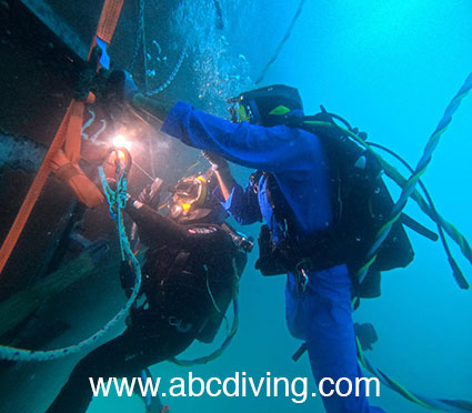 in-water welding
